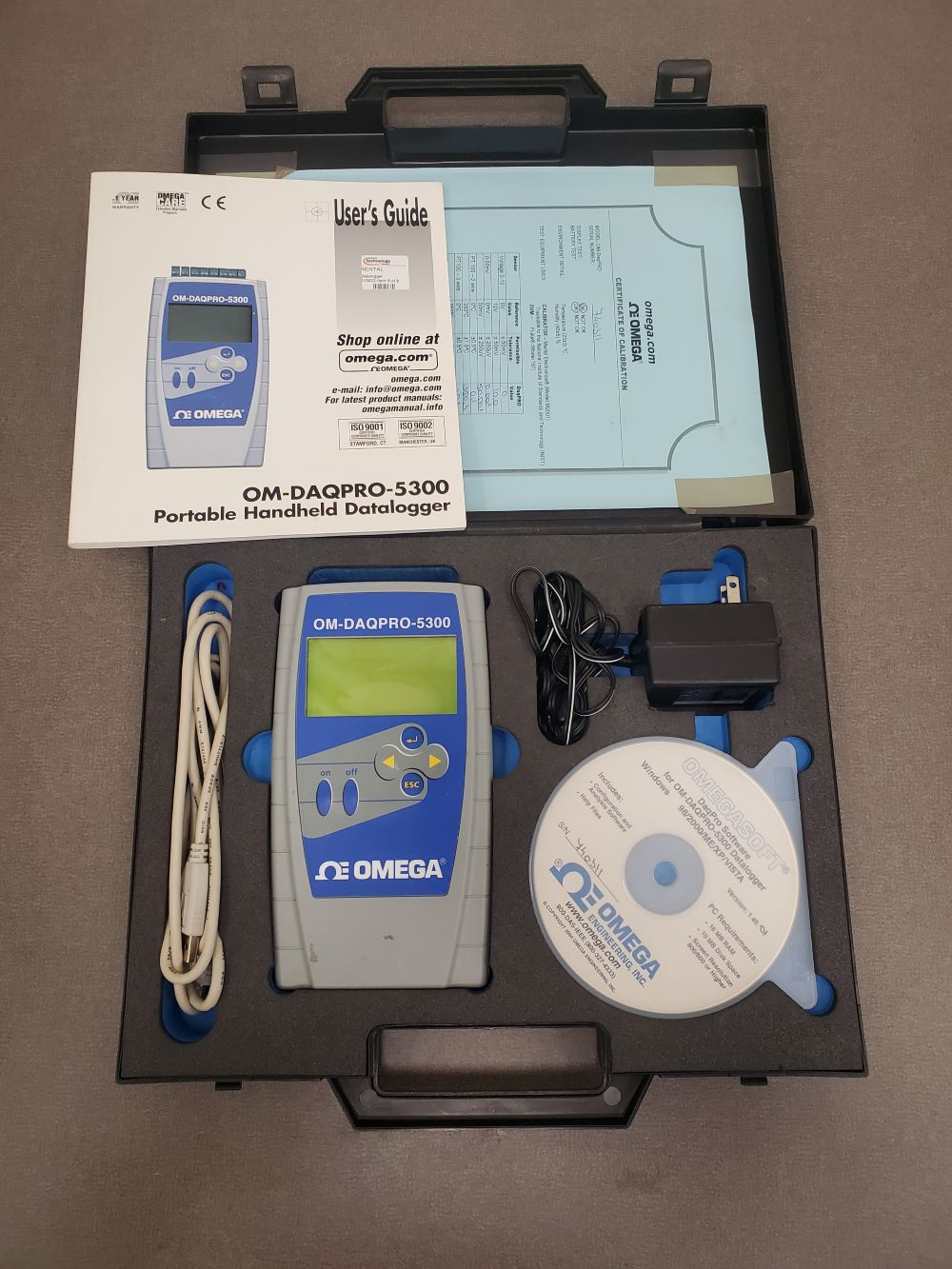 Omega OM-DAQPRO-5300 Portable Handheld Datalogger